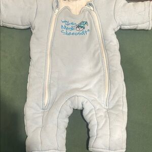 Baby Merlin's Magic Sleepsuit - Blue